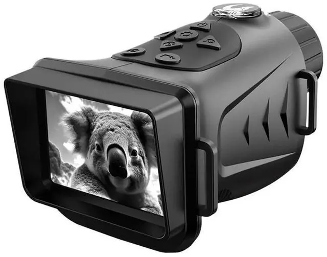 Alt view image 3 of 3 - 4K 18x HD Outdoor Photo and Video Infrared Night Vision Device Starlight Full-Color Dual-Core Night Vision Device