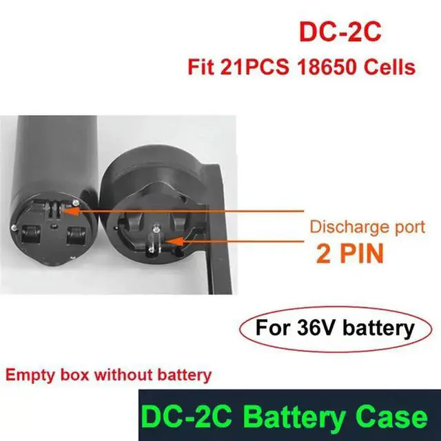 Alt view image 2 of 3 - DC-2C EBike Case Empty Box 10S 15A 36V BMS Fit 21PCS Cells Haitu Little Water Kettle Shell()