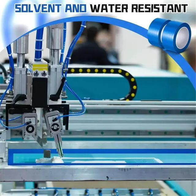 Alt view image 2 of 3 - THANKYOU 12 Rolls Screen Printing Blocking Tape, 2" X 36yds Graphic Production Blue Tape Solvent and Water for Screen Printing