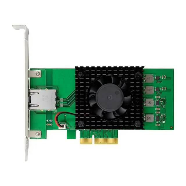 Alt view image 3 of 3 - PCIe X4 X540-T1 10GB Ethernet Server Network Card Single-Port 100/1000/10000Mbps Supports UEFI for Win7/8/10