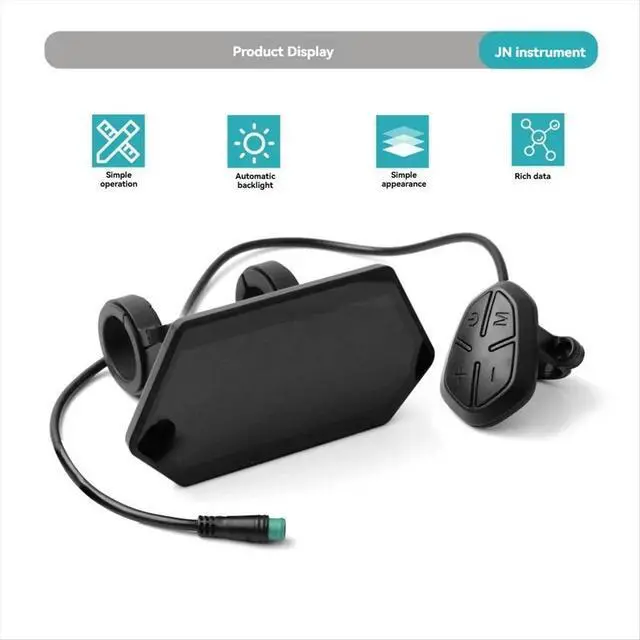 Alt view image 2 of 3 - UKS6 Electric LCD Meter Color Screen 24V-72V Electric Bicycle Dashboard E-Bike Display Waterproof 5PIN