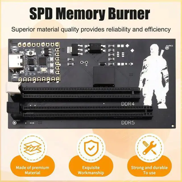 Alt view image 2 of 3 - SPD Memory Burner SPD Modify, Unlock/Decrypt DDR4 DDR5 Memory, Change Out of Order