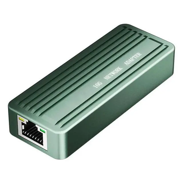 Alt view image 3 of 3 - 10GbE USB-C Ethernet Adapter USB3.2 Type C 10 Gigabit Ethernet Adapter Realtek/RTL8159 for 11