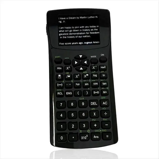 Alt view image 3 of 3 - Txt Magic Calculator 4GB Memory Music Video Photo E-Book with Emergency Button Multifunctional Text Reading Calculator