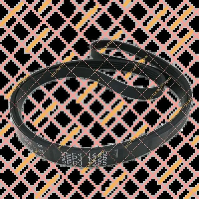 Alt view image 4 of 6 - 5EPJ1225 Rubber Drive Belt - Universal Replacement Washer V-Belt for Hoover & Candy Laundry Systems (Ref: 41021973 / 41039460)