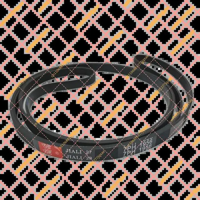 Alt view image 4 of 6 - Replacement Drive Belt for Beko Tumble Dryer - Compatible with 7PH1956, TKF8439 & TKF8431, Hutchinson Poly V Belt Assembly Part