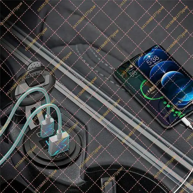 Main image of Waterproof 36W Quick Charge 3.0 Type C PD USB Outlet Replacement with Power Switch for SUV Car