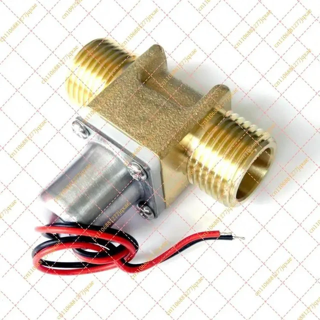 Main image of 1/2" Brass Bistable Solenoid Valve Energy-Saving Water Flow Pulse Control for Sensor Sanitary