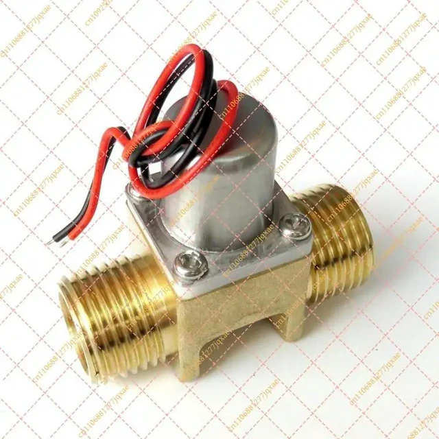 Alt view image 2 of 3 - 1/2" Brass Bistable Solenoid Valve Energy-Saving Water Flow Pulse Control for Sensor Sanitary