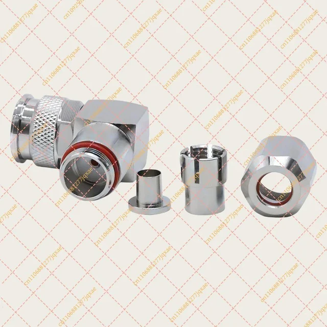 Main image of TNC Male Right Angle RF Connector | Crimp/Solder Plug for 5D-FB / LMR300 Cable