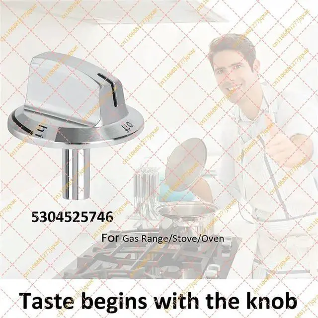 Alt view image 3 of 3 - 1 PCS Upgrade 5304525746 Long Stem Stove Knobs Replacement for Gas Stove Range Oven