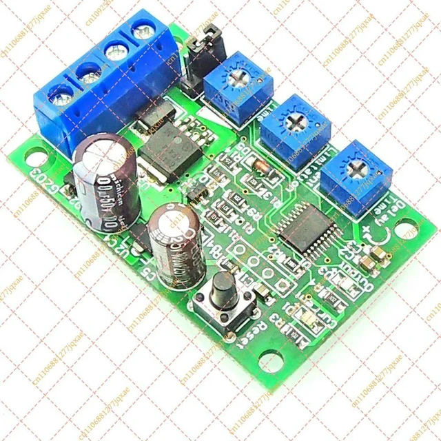 Alt view image 3 of 3 - Adjustable Current Limit Switch, 6V 12V 24V 10A DC Motor Overload Overcurrent Blocked Protector Module