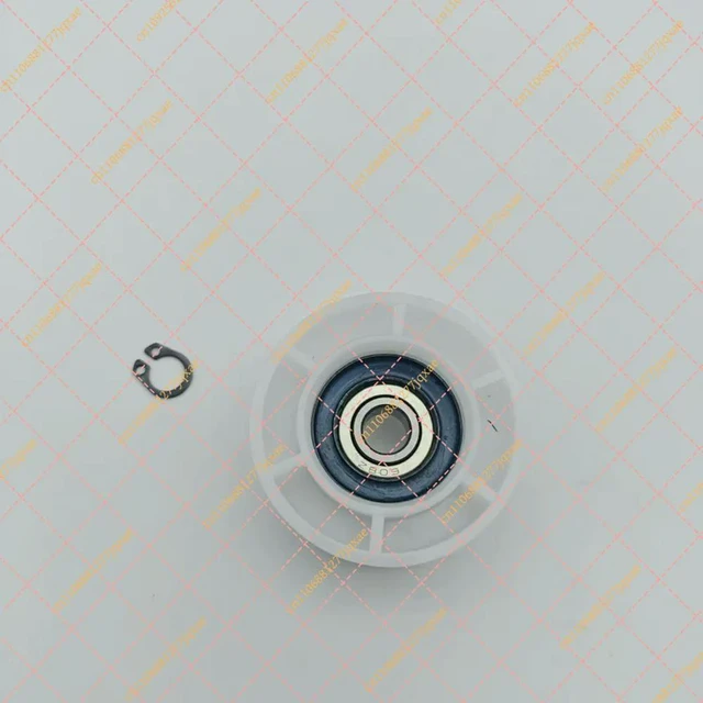 Alt view image 3 of 3 - for Bosch Siemens Dryer Idler Pulley 00632045 - Tension Belt Roller Wheel Replacement