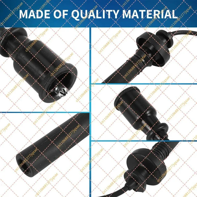 Alt view image 3 of 3 - Spark Plug Ignition Wire Set Replacement for Mitsubishi Lancer 1.6L, OEM MD365102