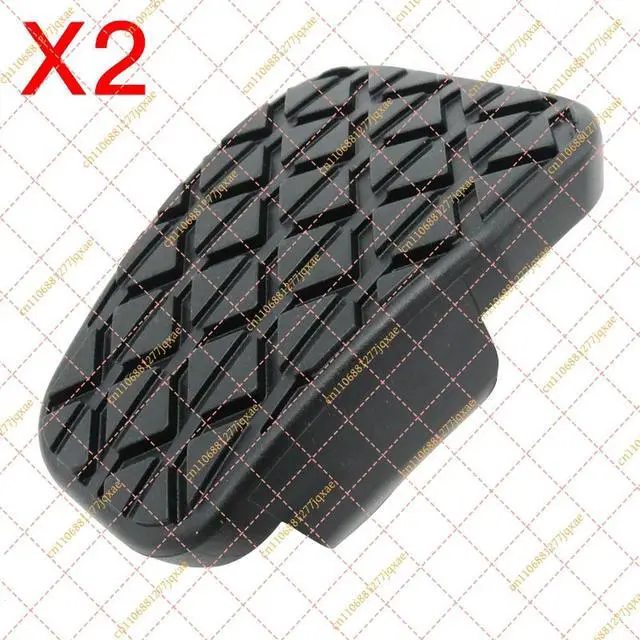 Alt view image 2 of 3 - Replacement Clutch & Brake Pedal Pad, Anti-slip Rubber Pedal Cover for Vehicle