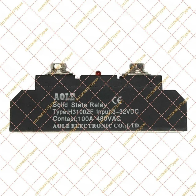 Alt view image 3 of 3 - H3100ZF 100A SSR Solid State Relay, Single Phase DC to AC 24-480VAC Industrial Grade
