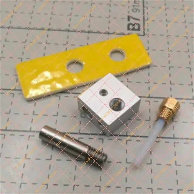 Alt view image 2 of 3 - CTC MK8 EXTRUDER hotend kit 0.4mm marked Nozzle ptfe tube throat ceramic block for FOR CTC BIZER REPLICATOR 3D printer