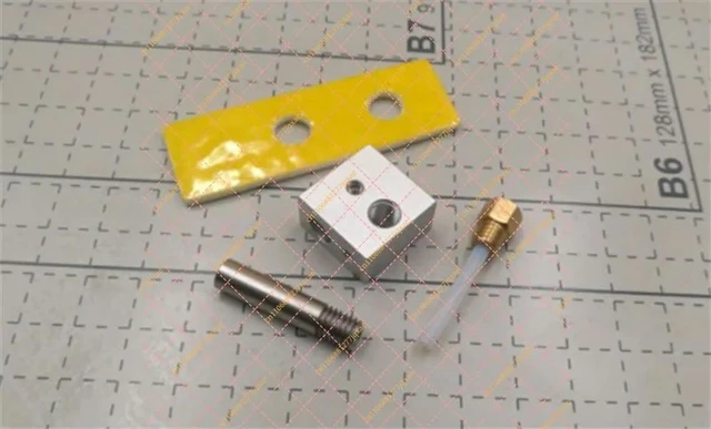Alt view image 3 of 3 - CTC MK8 EXTRUDER hotend kit 0.4mm marked Nozzle ptfe tube throat ceramic block for FOR CTC BIZER REPLICATOR 3D printer