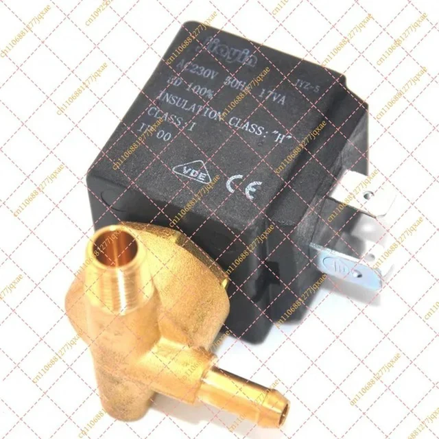 Alt view image 2 of 3 - 220V Normally Closed Steam Solenoid Valve, Coffee Machine Electromagnetic Valve Accessories