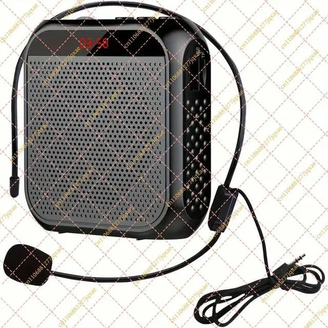 Alt view image 2 of 3 - Voice Amplifier with Wired Headset Microphone USB Rechargeable PA Speaker