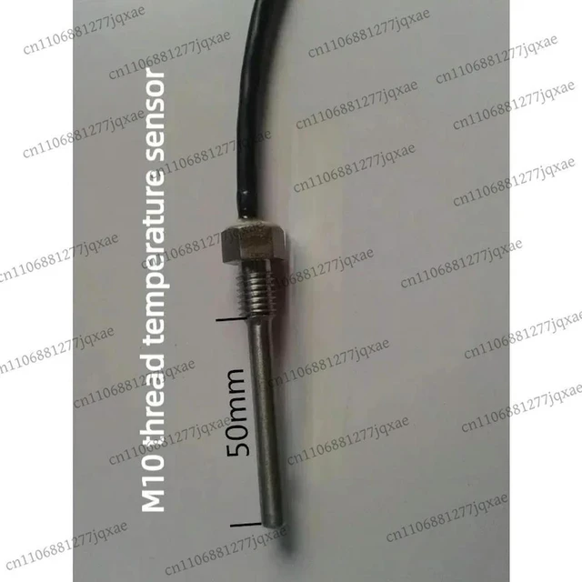 Main image of 1Pcs DS18b20 Fixed Type M10 Threaded Temperature Sensor, Probe Length 50mm, Waterproof Type