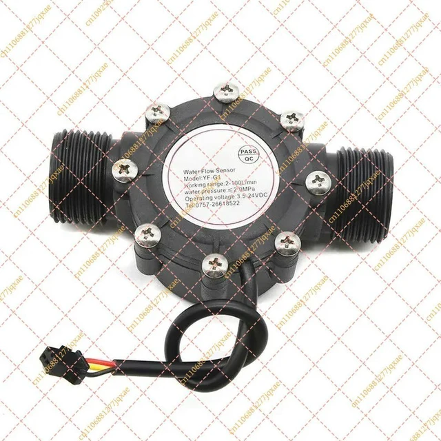 Main image of DN25 G1 Flow Meter Sensor Hall Flowmeter Counter Indicator 2-100L/min