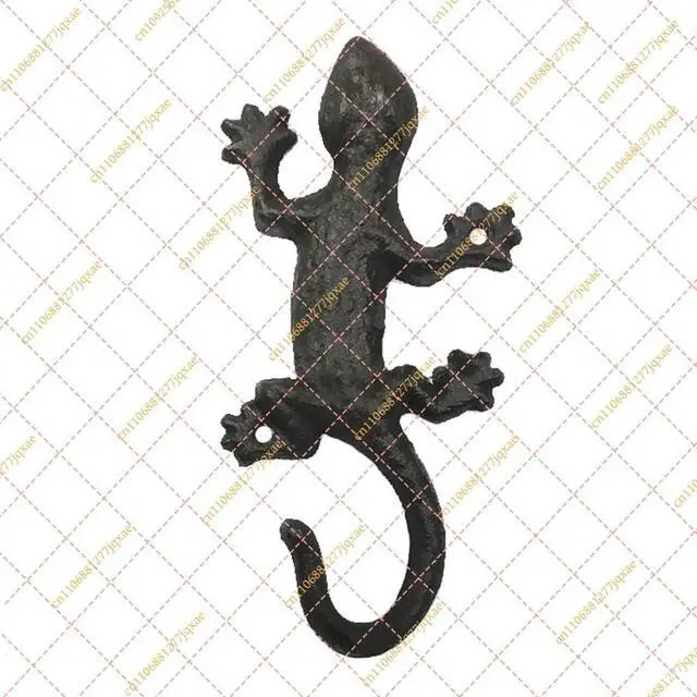 Alt view image 3 of 3 - Coat Hook with Design Heavy Duty Rustic Cast Iron Decorative Wall Hook Kitchen Living Room Bathroom Wall Decor G5AB