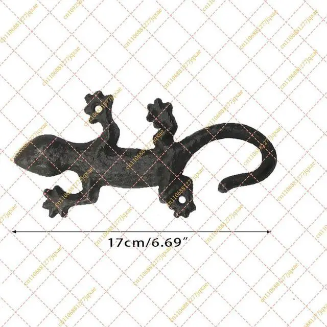 Main image of Coat Hook with Design Heavy Duty Rustic Cast Iron Decorative Wall Hook Kitchen Living Room Bathroom Wall Decor G5AB