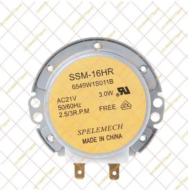 Main image of 6549W1S011B SSM-16HR 21V Microwave Oven Turntable Rotary Motor Replacement