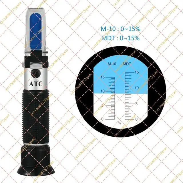 Main image of Handheld Refractometer 0-15% for Emuon Concentration Anti-rust Cutting Fluid Tester