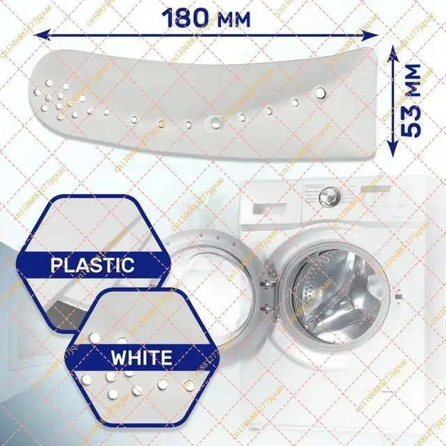 Alt view image 2 of 3 - 3-Pack 41021913 Drum Lifter Arms for Candy Washer - 180x53mm Paddles with 6 Mounting Clips