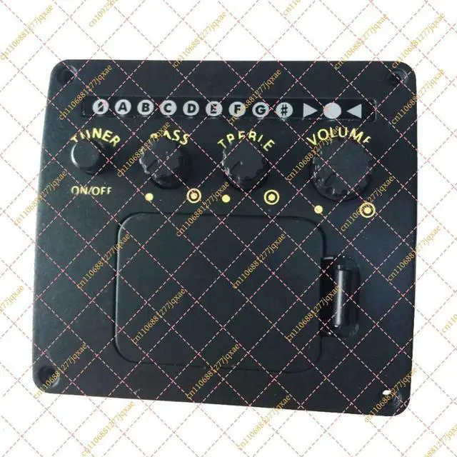 Alt view image 3 of 3 - 2-Band EQ Acoustic Guitar Pickup with Built-in Tuner, Classical Instrument Soundhole Preamp