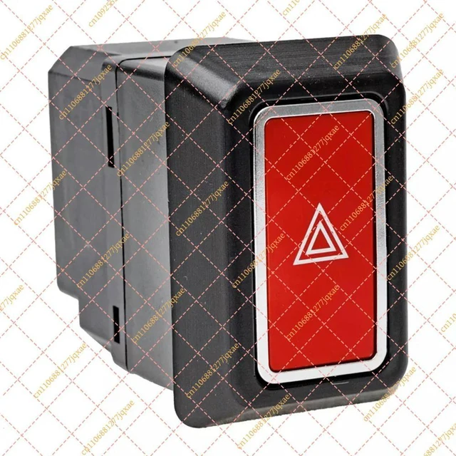Alt view image 3 of 3 - Hazard Warning Switch for Mercedes-Benz W116 W123, OEM 1238200205 (1977-1981)