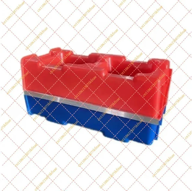 Alt view image 2 of 3 - Hollow Concrete Interlock Brick Block Mold, House Wall Construction Interlock Brick Moldings , Garage House Decor 30cm/ 11.81in