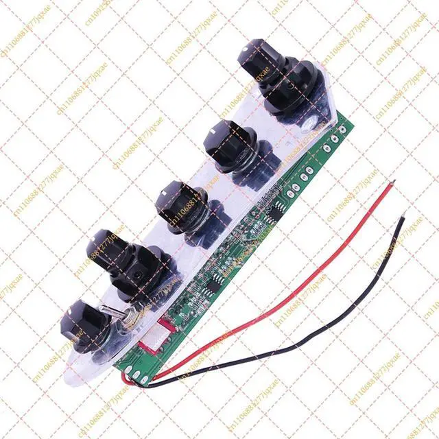 Alt view image 2 of 3 - 5-Knob Jazz Bass Loaded Control Plate, Pre-Wired Assembly for 4/5 String Bass Guitars