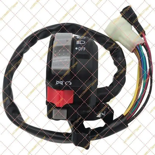 Alt view image 2 of 3 - Handlebar Start Switch Assembly Replacement for Yamaha Raptor 660R, OEM 5LP-83973-01-00