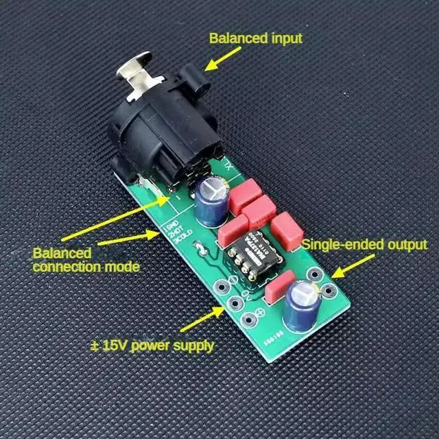 Main image of INA137PA Mono Balanced to Single-Ended Audio Converter Finished Board