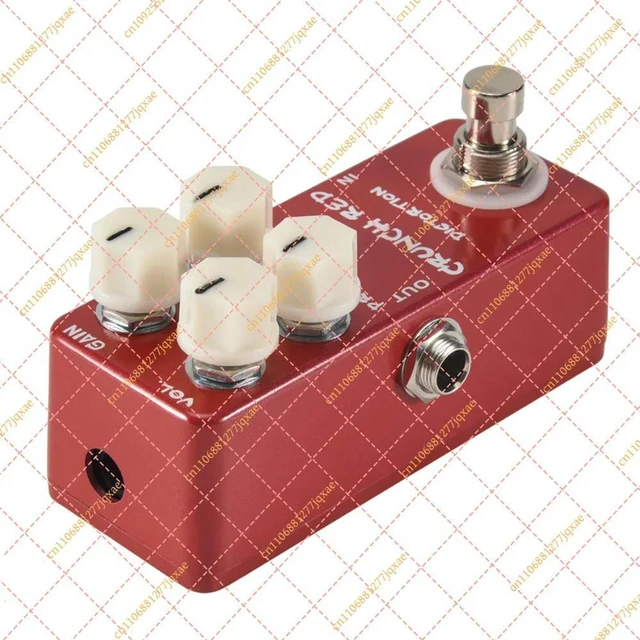 Alt view image 2 of 3 - Mini Crunch Distortion Guitar Pedal, True Bypass l Shell Effect for Electric Guitar
