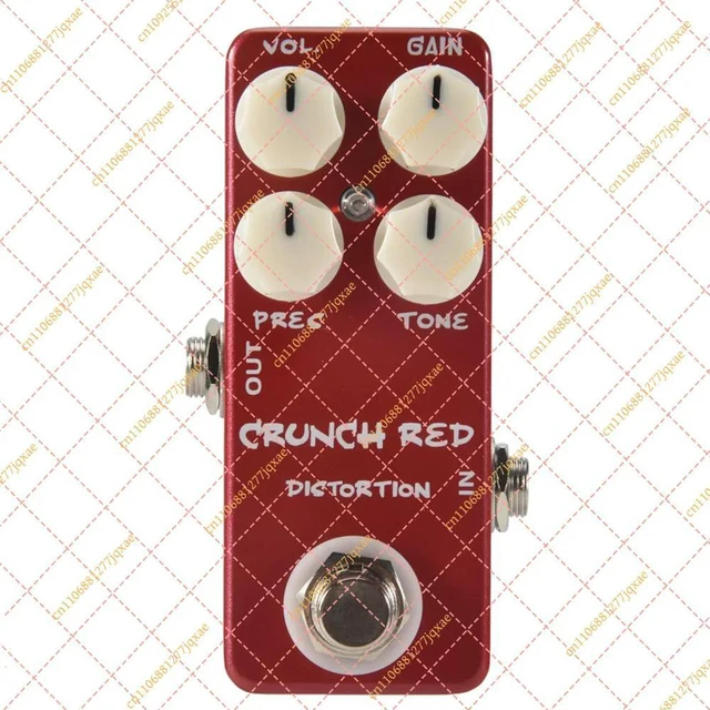 Alt view image 3 of 3 - Mini Crunch Distortion Guitar Pedal, True Bypass l Shell Effect for Electric Guitar