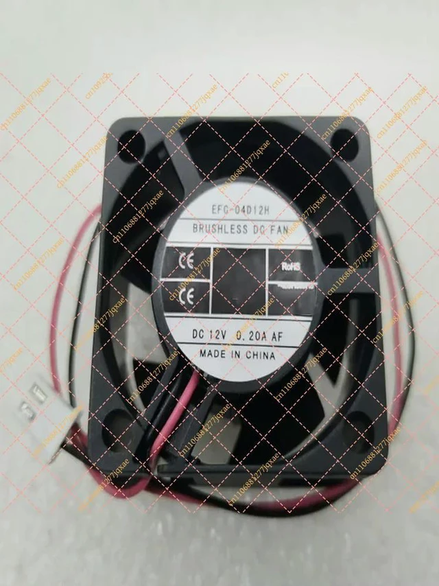 Alt view image 2 of 2 - 4cm Brushless DC Fan - EFS-04D12H 12V 0.20A 2-Wire Cooling Module