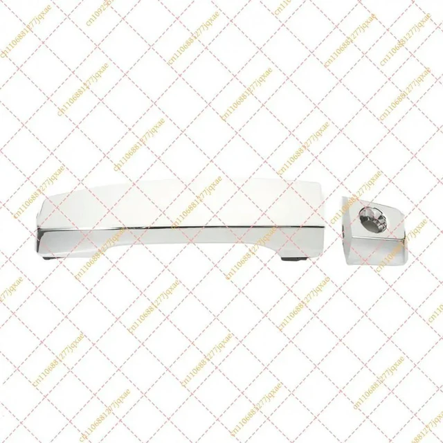 Main image of Front Exterior Door Handle with Keyhole for Nissan Titan 2004-2015 Armada 2007-2010 (80647ZC00A 80640-ZC00A)