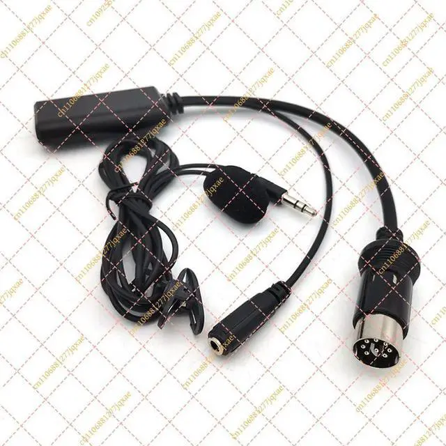Main image of 8 Pin Car Audio Bluetooth Cable AUX Adapter with Microphone for KCM-123B M-BUS 9501 9503 9823 9825