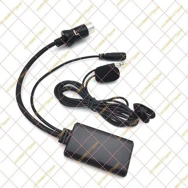 Alt view image 3 of 3 - 8 Pin Car Audio Bluetooth Cable AUX Adapter with Microphone for KCM-123B M-BUS 9501 9503 9823 9825