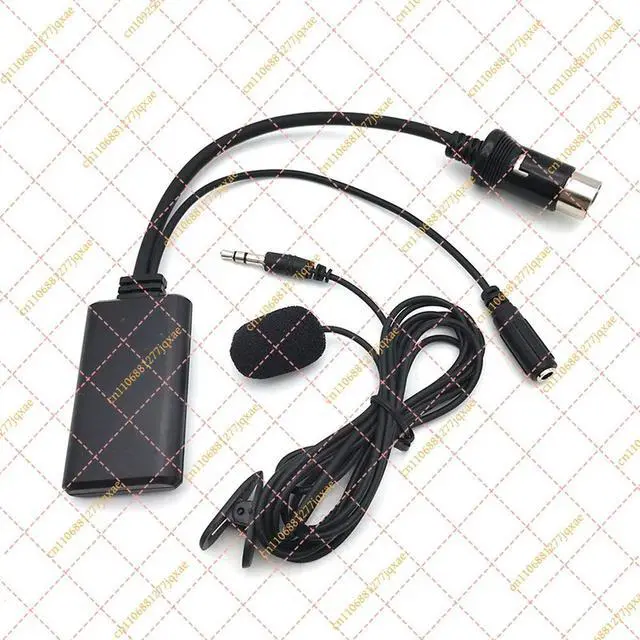 Alt view image 2 of 3 - 8 Pin Car Audio Bluetooth Cable AUX Adapter with Microphone for KCM-123B M-BUS 9501 9503 9823 9825