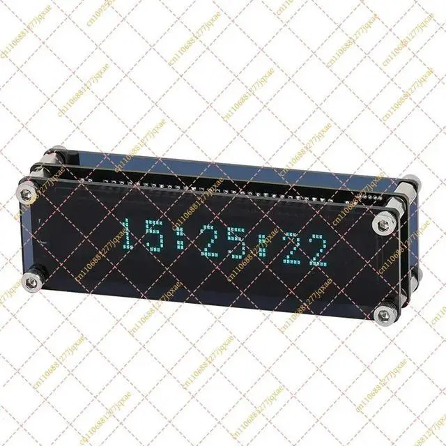 Alt view image 2 of 3 - VFD Vacuum Fluorescent Display Clock with Timing and Automatic Calibration