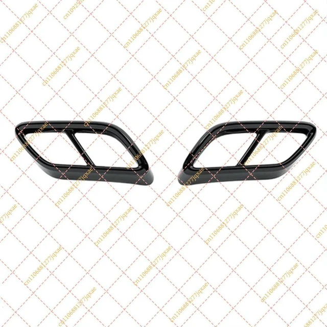 Alt view image 2 of 3 - Rear Exhaust Pipe Muffler Tip Cover Trim for Volkswagen Golf MK8 (2020-2021)