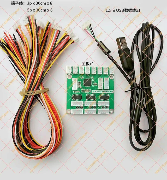 Alt view image 2 of 3 - ATmega32U4 MJoy MMJOY16 DIY Simulation Panel for Racing Flight Central Control Rudder