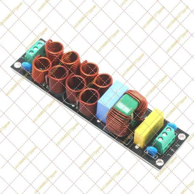 Alt view image 2 of 3 - 4400W 20A AC EMI Filter 110V/220V, Power Noise Suppressor for Audio Amplifier & Speaker