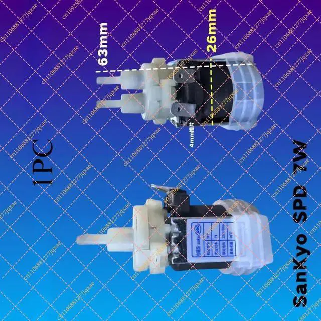 Main image of OEM Micro Electromagnetic Water Pump (for SanKyo SPD 7W): Dual-Head Pump for Electric Irons & Hanging Steamers