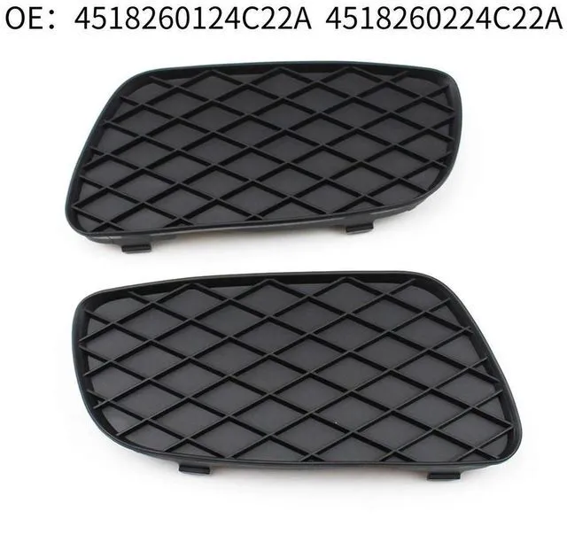 Main image of Fog Light Bezel Grille Cover LH/RH for Fortwo 451 2008-2012 (4518260124C22A 4518260224C22A)